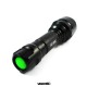 VASTFIRE XRE-Q5 LED taktická svítilna / baterka, zelené světlo