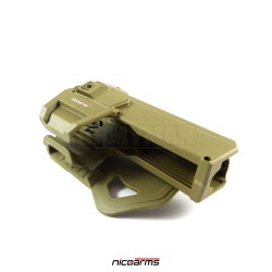 NICOARMS Force-UG 351, tactical case Glock belt, desert