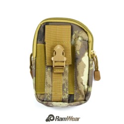 Ramwear Pocket-Bag-412, transport pocket for documents, army jungle camouflage