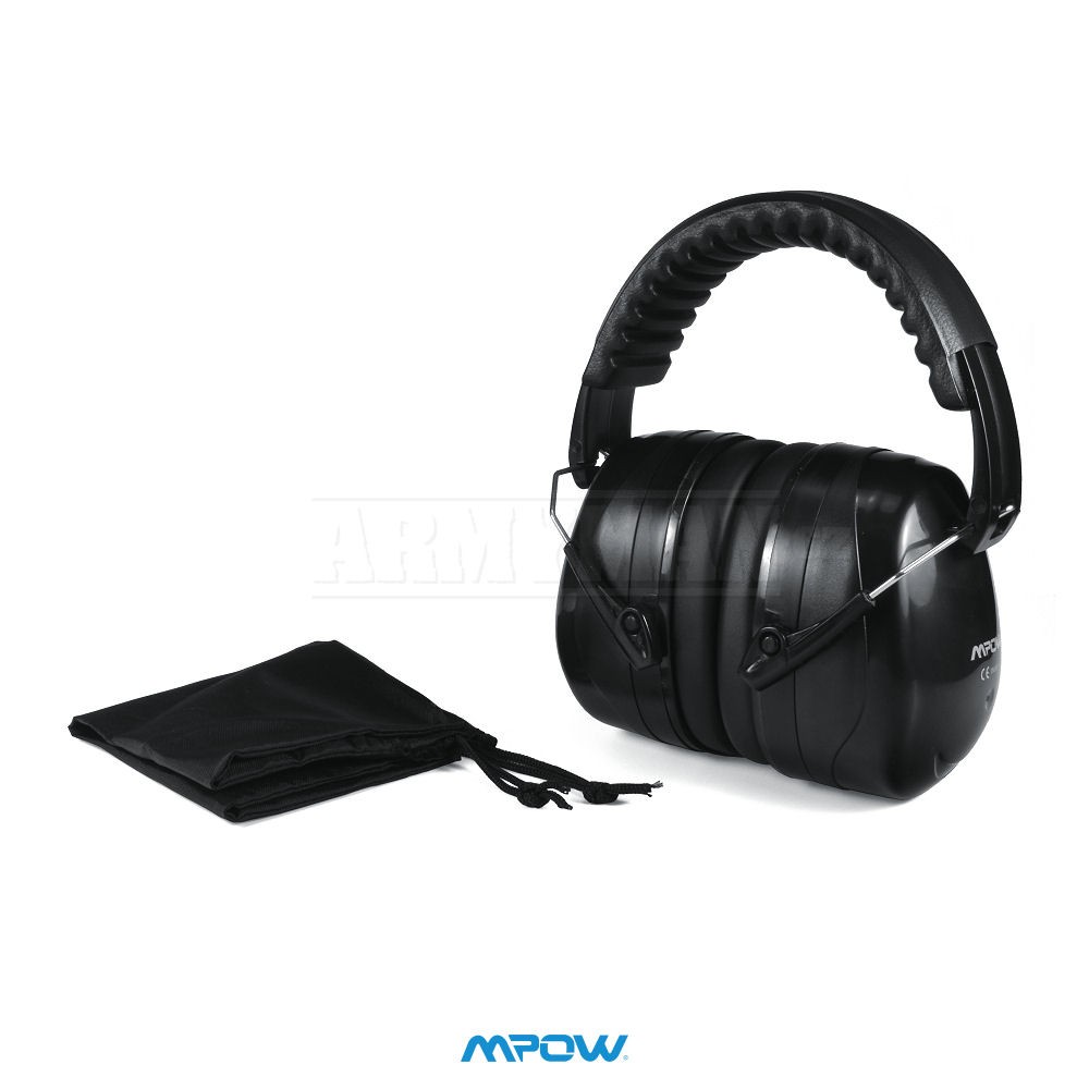 MPOW Shooting Ear Muffs Safety Protective Hearing NRR 28db Model EM5002B 