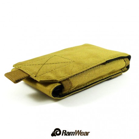 Ramwear Pocket-Bag-410, transport pouch for documents, army python black