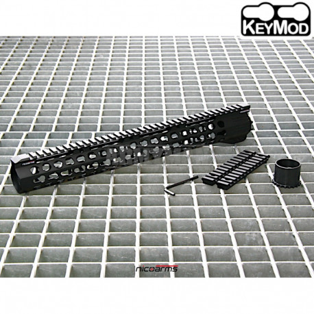 NICOARMS SDAS-15, 15",37.5cm Předpažbí Slim KeyMod