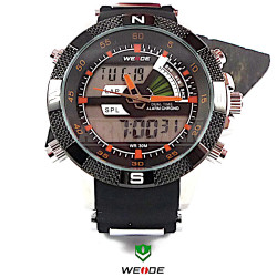 WEIDE 1104 orange, men's watch for daily wear