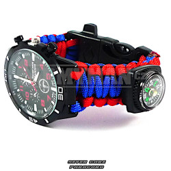 SEVEN CORE PARACORD tactical WBW-858, Compress, Daily Wear Watch