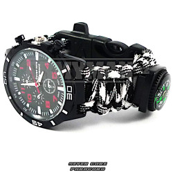 SEVEN CORE PARACORD tactical WBW-861, Scooter, compass, watch for everyday wear