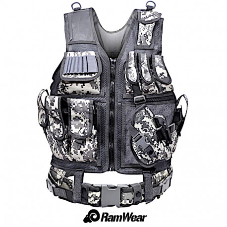 Ramwear STCA-Vest-202, taktická vesta, armádní acu digital kamufláž