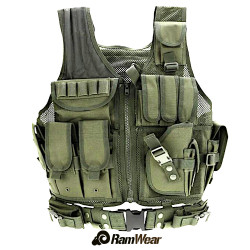 Ramwear STCA-Vest-205, taktická vesta, armádní zelená