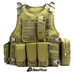 Ramwear BPCA-Vest-501, taktická vesta, armádní zelená
