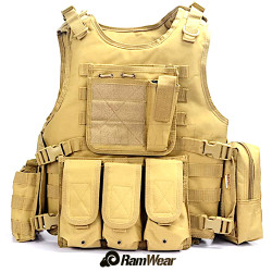 Ramwear BPCA-Vest-504, taktická vesta, armádní pouštní