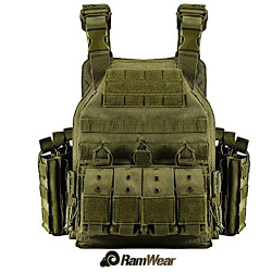 Ramwear DPCA-Vest-101, nosič plátu, armádní  zelená