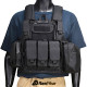 Ramwear CHPCA-Vest-100, taktická vesta, armádní černá