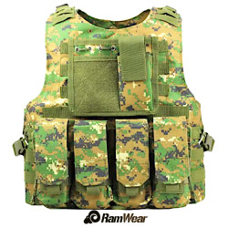 Ramwear MPCA-Vest-106, tactical vest, army jungle digital